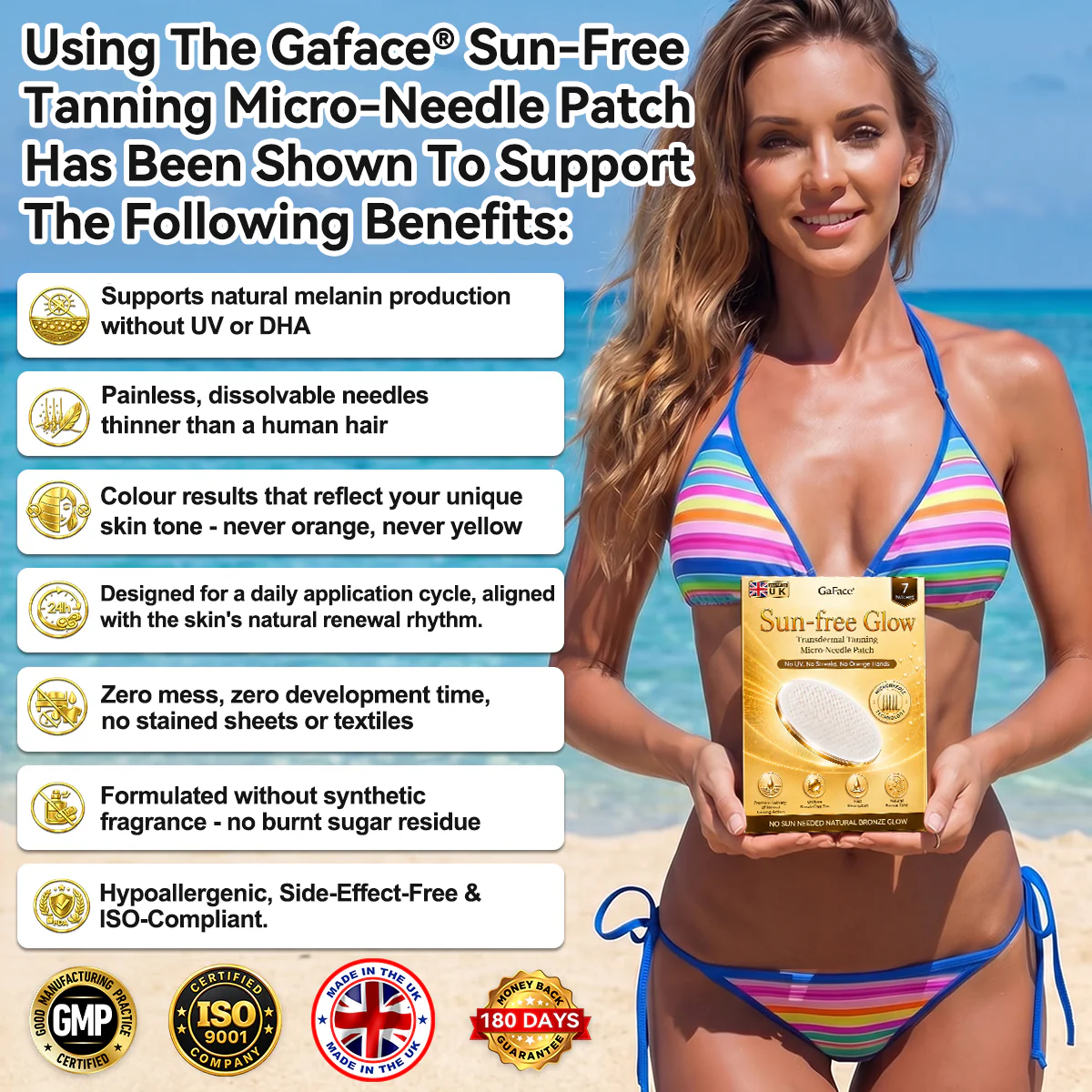 Gaface Sun-Free Tanning Micro-Needle Patch