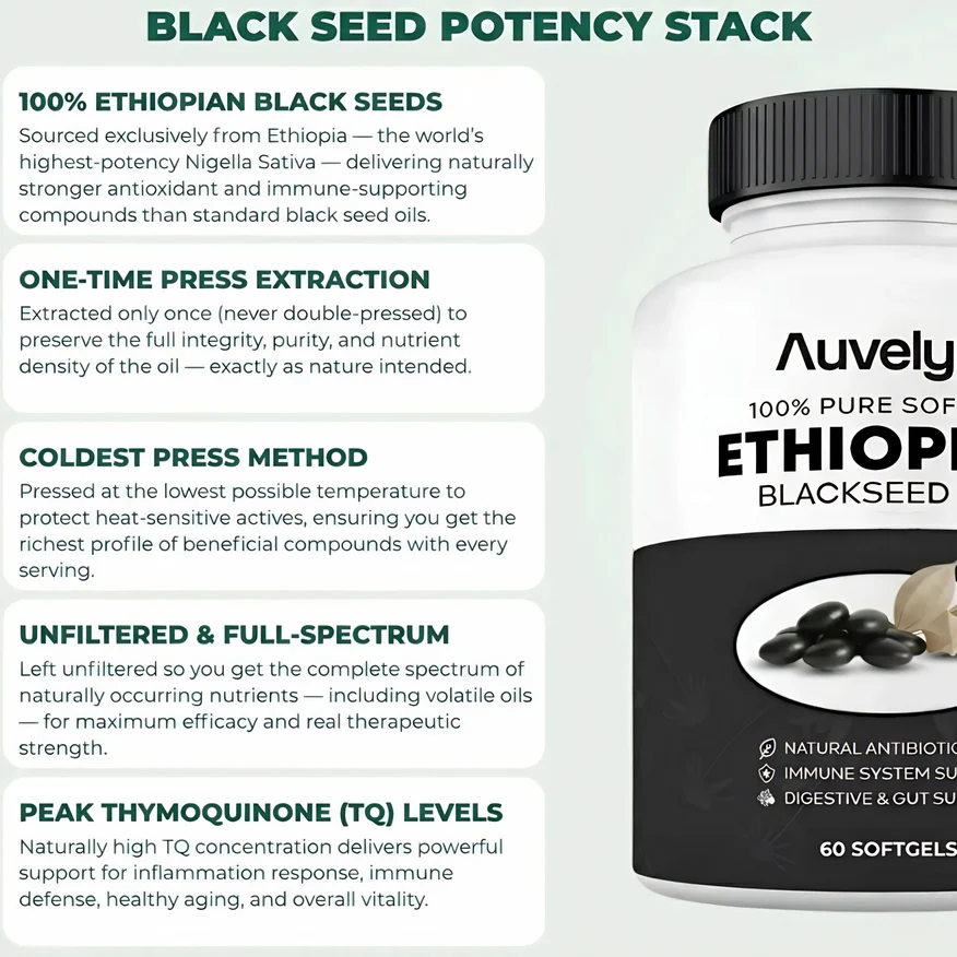 Auvely Ethiopian Black Seed Oil