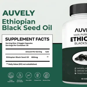 Auvely Ethiopian Black Seed Oil