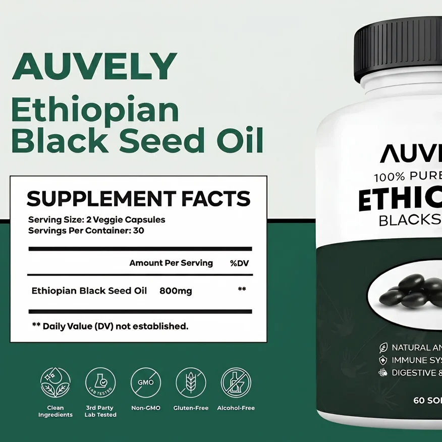 Auvely Ethiopian Black Seed Oil