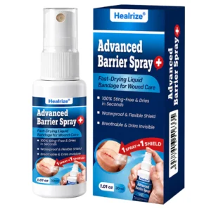 Healrize® Advanced Barrier Spray | Fast-Drying Liquid Bandage for Wound Care
