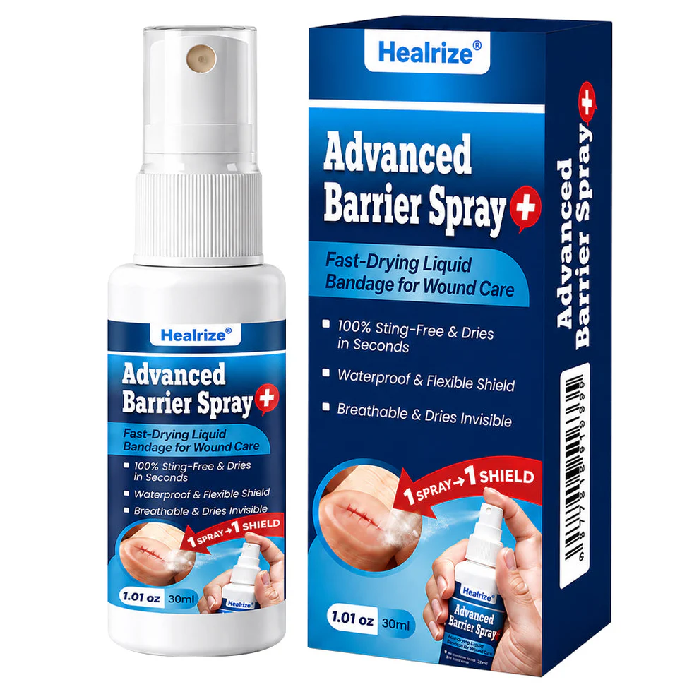 Healrize® Advanced Barrier Spray | Fast-Drying Liquid Bandage for Wound Care